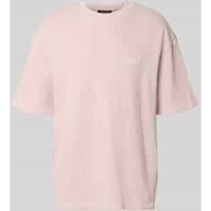 Overzized T-shirt met structuurpatroon
