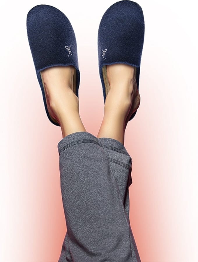 Sleepy Brommies Acupressuur Pantoffels Heren Grijs 42