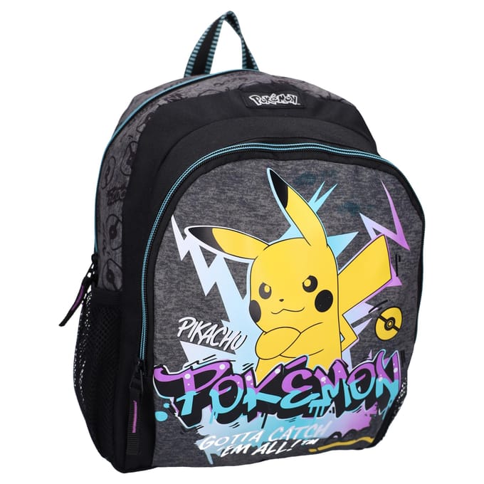 Pokémon Ready For Battle Rugzak - Zwart - Schooltas Jongen - Pikachu