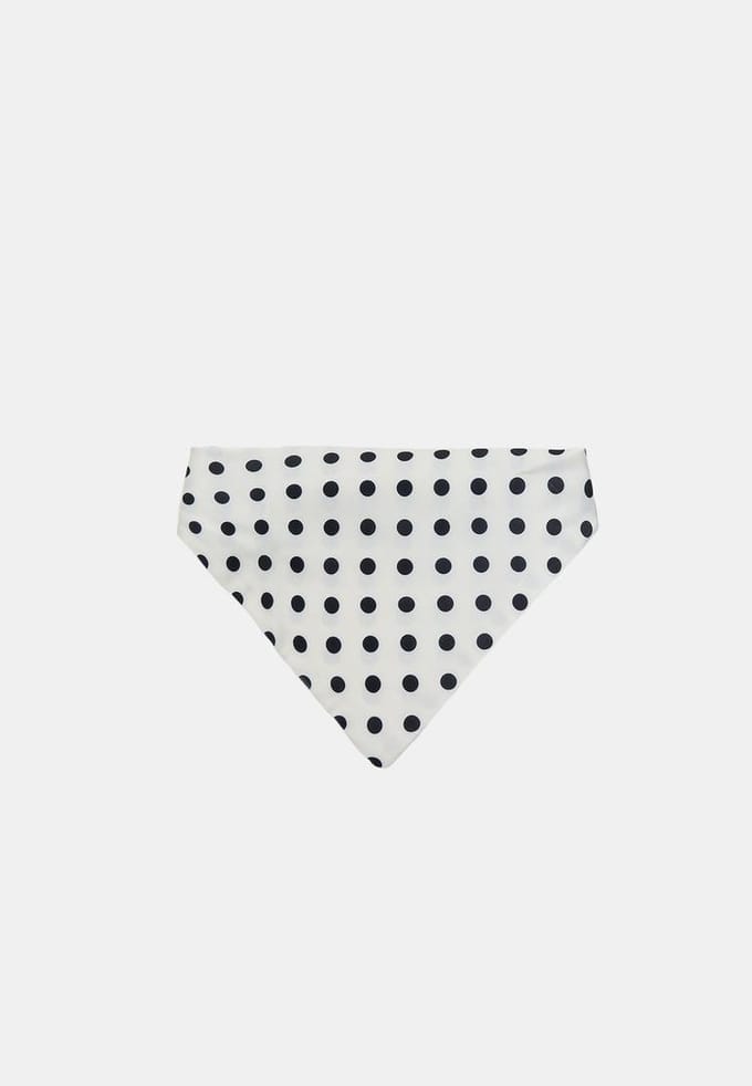 Stradivarius Triangulaire haarband met stippenprint  Wit OS