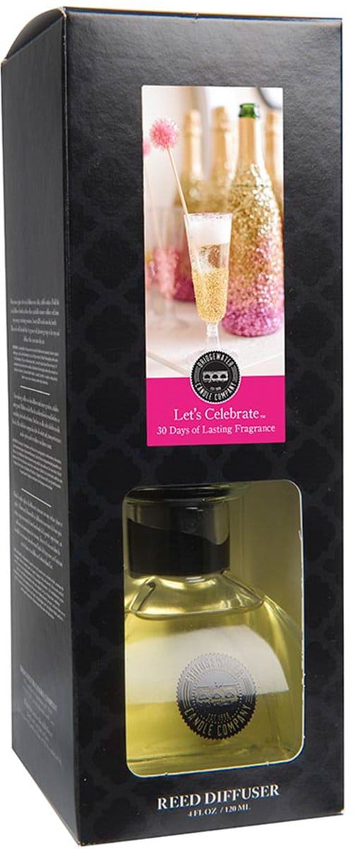 Bridgewater Geurstokjes | Reed Diffuser Let's Celebrate - mimosa aardbei kamperfoelie sandalwood