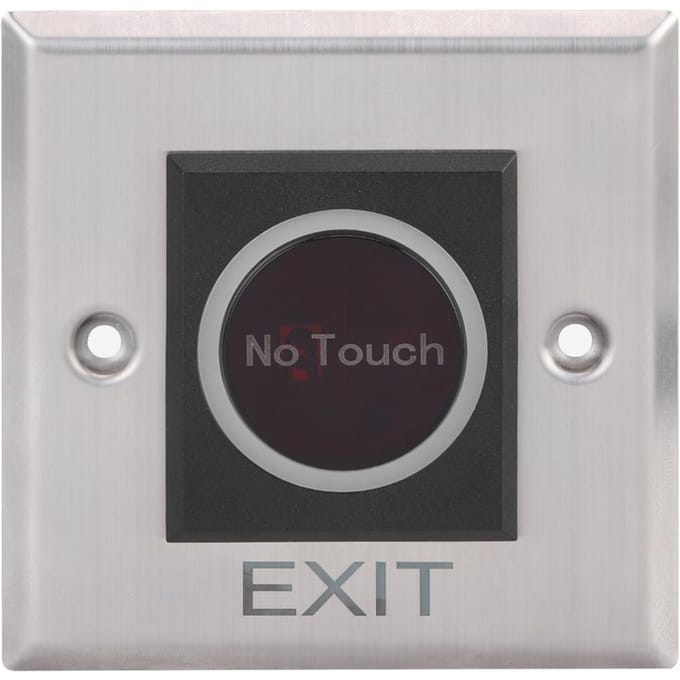 Interrupteur à Capteur Infrarouge Système de Contrôle d'Accès Sans Contact Bouton Rétroéclairé DC12V gray