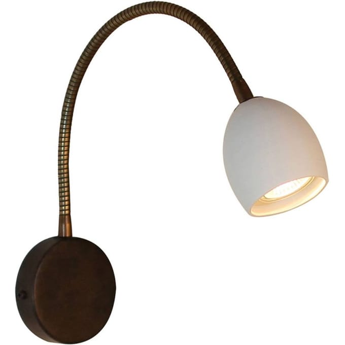 Menzel Provence mat wandlamp met flexibele arm