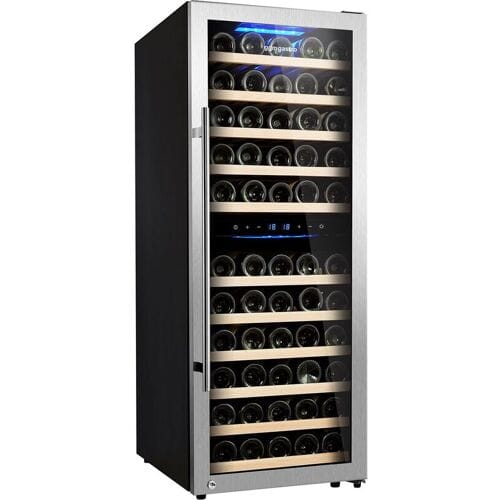 GGM Gastro Weinkühlschrank - 2 Klimazonen - 200 Liter - max. 73 Flaschen