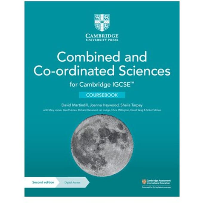 Cambridge Igcse(Tm) Combined And Co-Ordinated Sciences Coursebook With Digital Access (2 Years) - David Martindill