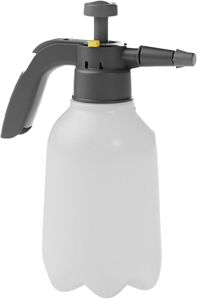 Handpompsproeier - Tuinsproeier Gieter - Planten Water Geven - Verstelbare Nevel Stand - 2L - Wit