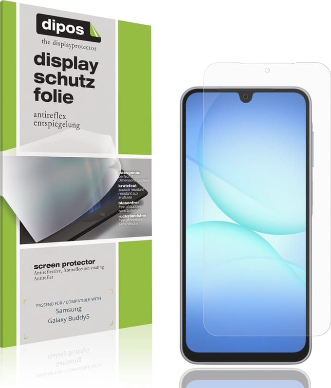 dipos – 4x Matte Beschermfolie geschikt voor Samsung Galaxy Buddy5 | Krasbestendige & antireflecterende Screenprotector Ultra-Thin