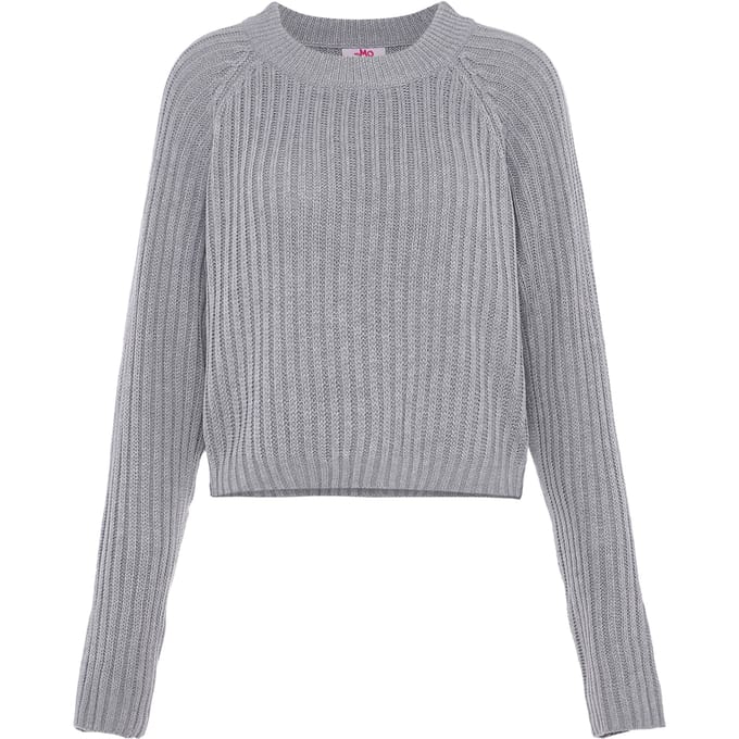 Mymo Jumper Dames licht grijs melange