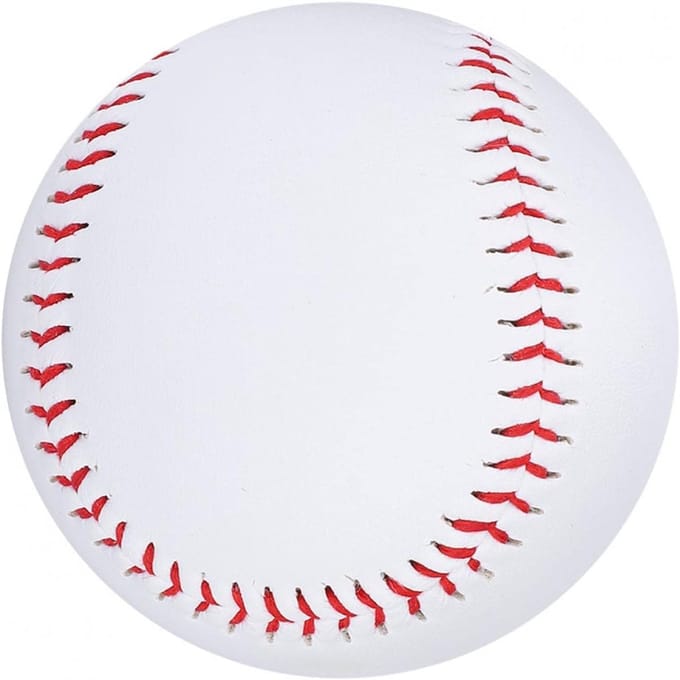 Zachte Honkbal - Oefenhonkbal Trainingsbal - Beginners Trainen - Gedempte Constructie - 9 Inch - Wit