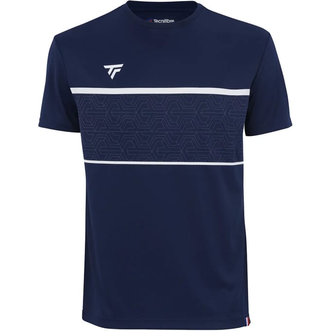 Tecnifibre Team Tech T-shirt Met Korte Mouwen Blauw 2XL Man