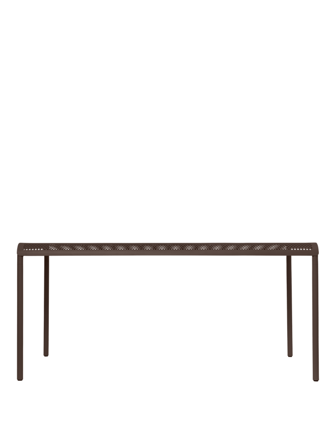 Ferm Living Dapple tuintafel - dark chocolate - 160 x 90 cm