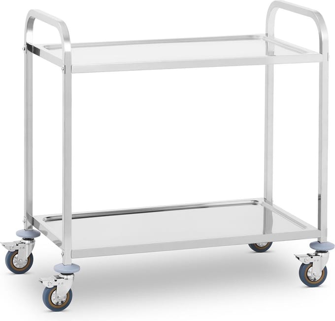 Serveerwagen - 2 planken - tot 160 kg - Royal Catering