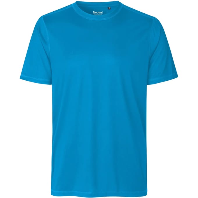 Herensportshirt 'Performance' met korte mouwen Sapphire - S