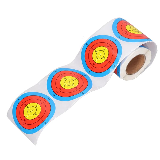 3 Inch Zelfklevende Doelstickers 200 Vellen Schietspat Doelstickers Rol voor