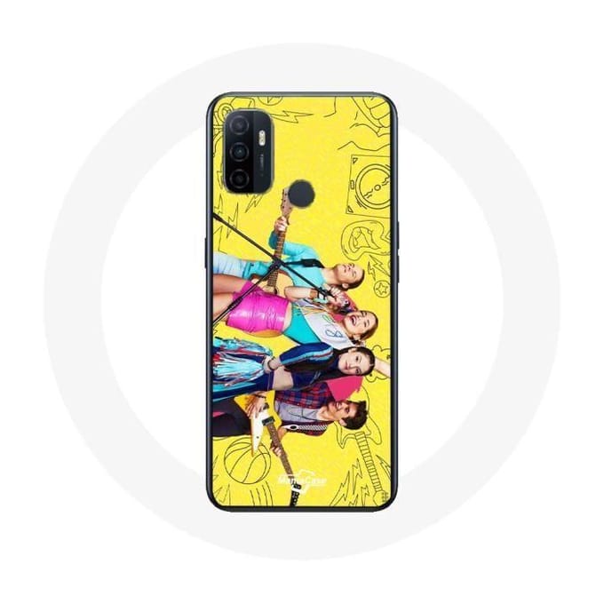 Oppo A53 hoesje Streef je dromen na Muziekposter