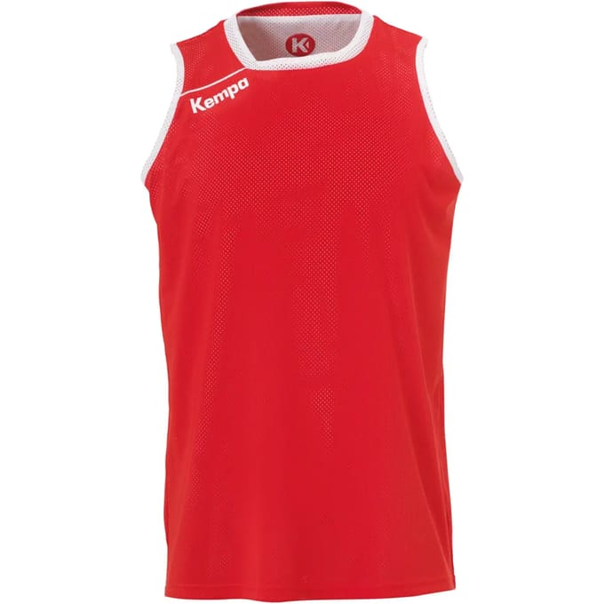Kempa Reversible Tank Top Rood-Wit Maat M