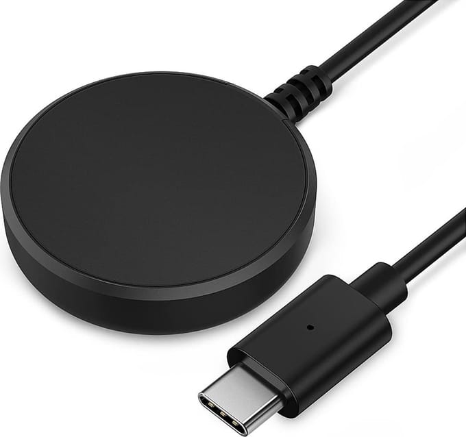 Draadloos oplader geschikt voor Samsung Galaxy Watch met - USB-C aansluiting - 1 meter