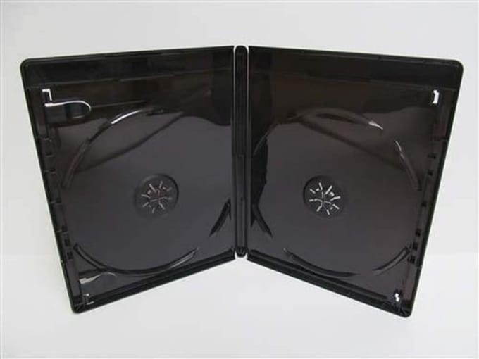 Dailygoody - Viva Elite Double Disc Black DVD Case - 10 Stuks - Professionele DVD Verpakking