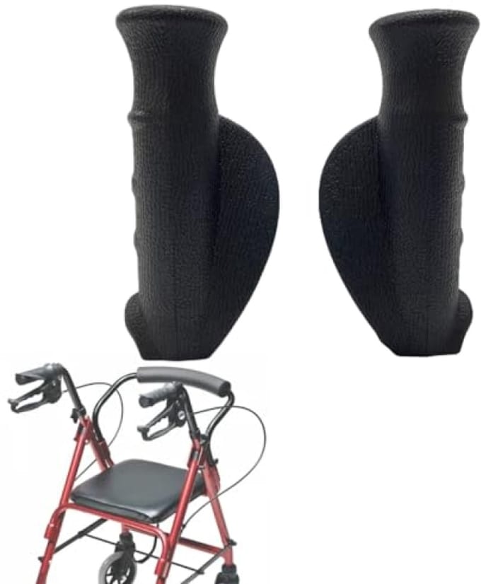 Rollator Handgrepen 7/8" (20 mm) – 2 stuks, Antislip, Ergonomisch, Vervanging voor Rollator en Rolstoel