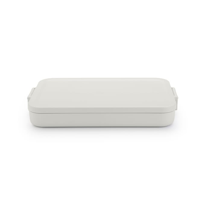 Brabantia Make & Take Lunchbox/Broodtrommel - Plat - Kunststof - Light Grey