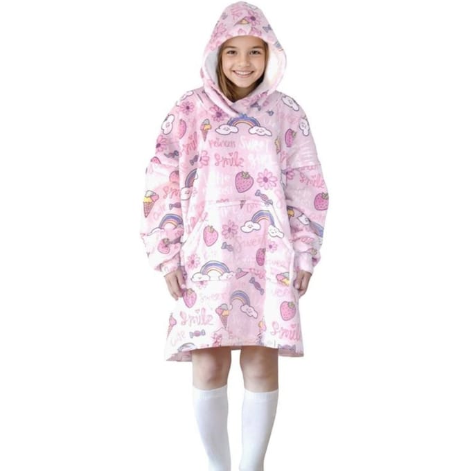 Noxxiez hoodie deken - sweet