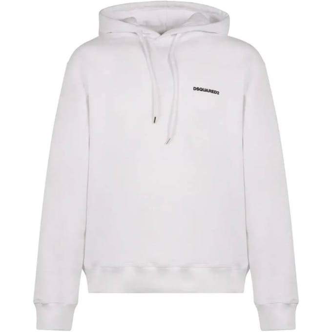 Dsquared2 Headquarters Design Cool Fit Witte Hoodie