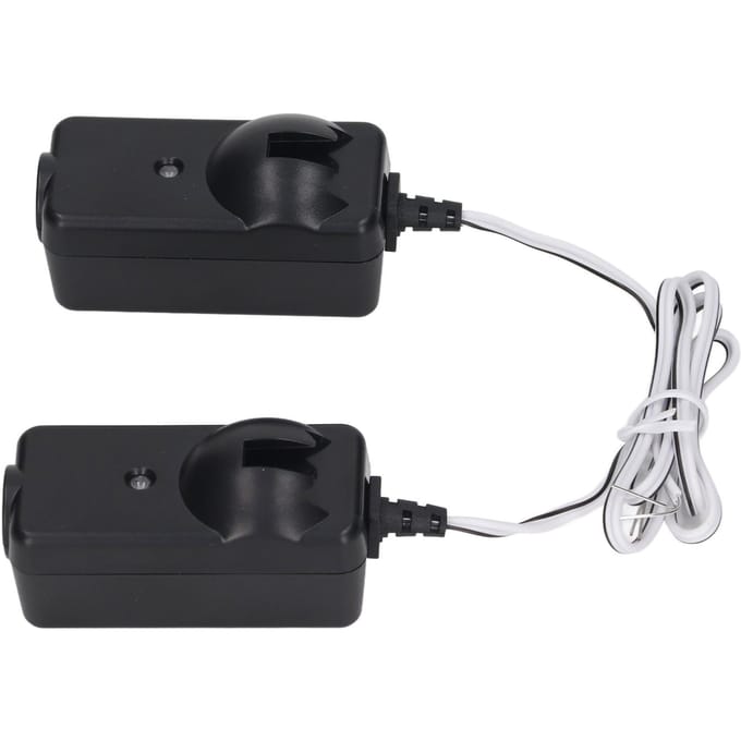 Capteur de sécurité de porte de garage Capteur sensible de garage Ouvre-porte compact Capteur infrarouge Kit 41A5034 pour Liftmaster DC5‑6V black