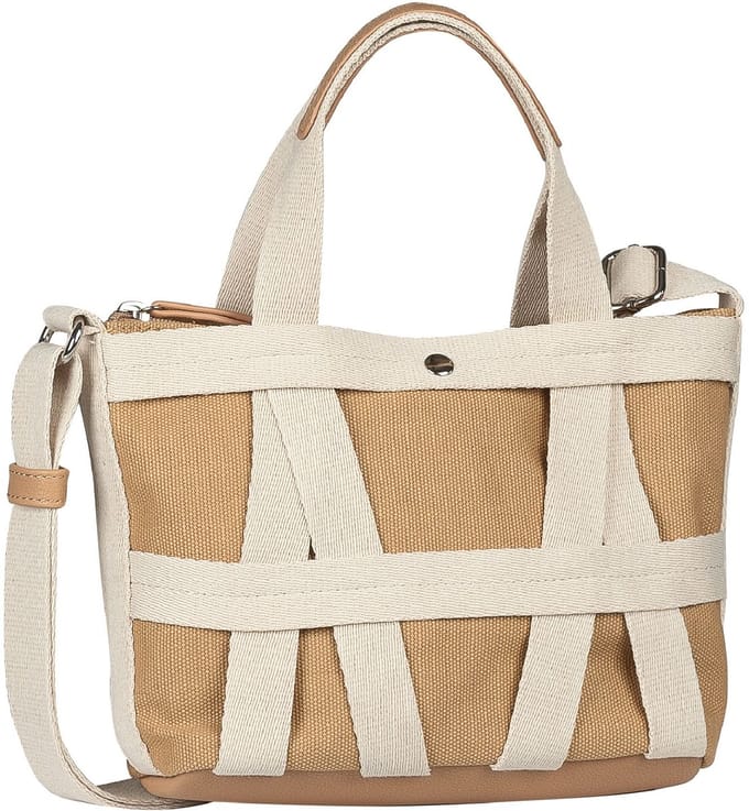 TOM TAILOR schoudertas handtas Jada Crossover Bag Camel Lichtbruin