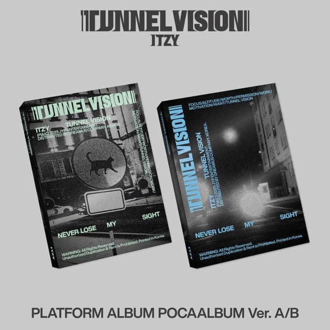 ITZY - TUNNELVISIE (POCAALBUM Ver.) A gray