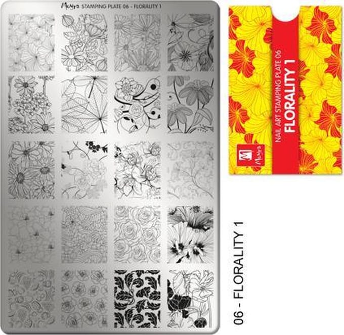 Moyra Stamping plate 06 Florality 1