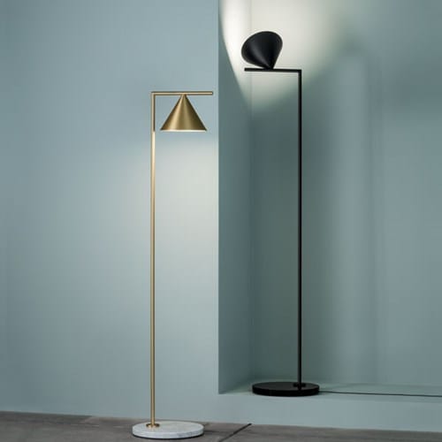 Flos - Captain Flint vloerlamp - messing geborsteld - brons