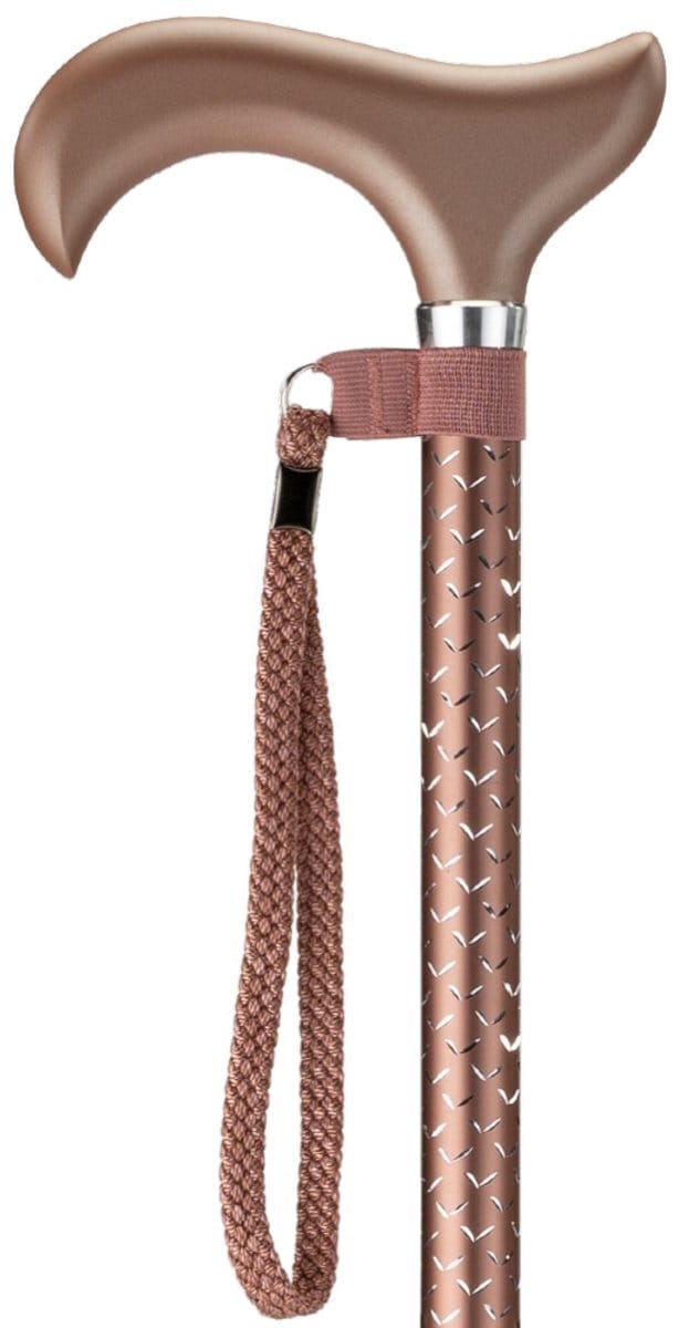 MultiMotion Spark wandelstok met elegante uitstraling - Roze - Luxe afwerking door gravering in buis