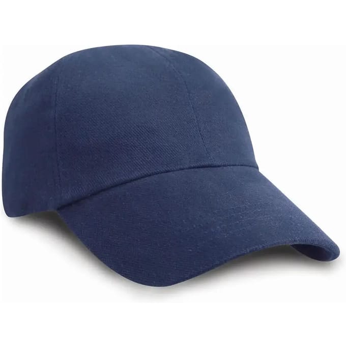 Result Junior Heavy Brushed Cotton Cap RH24J - Navy - One size