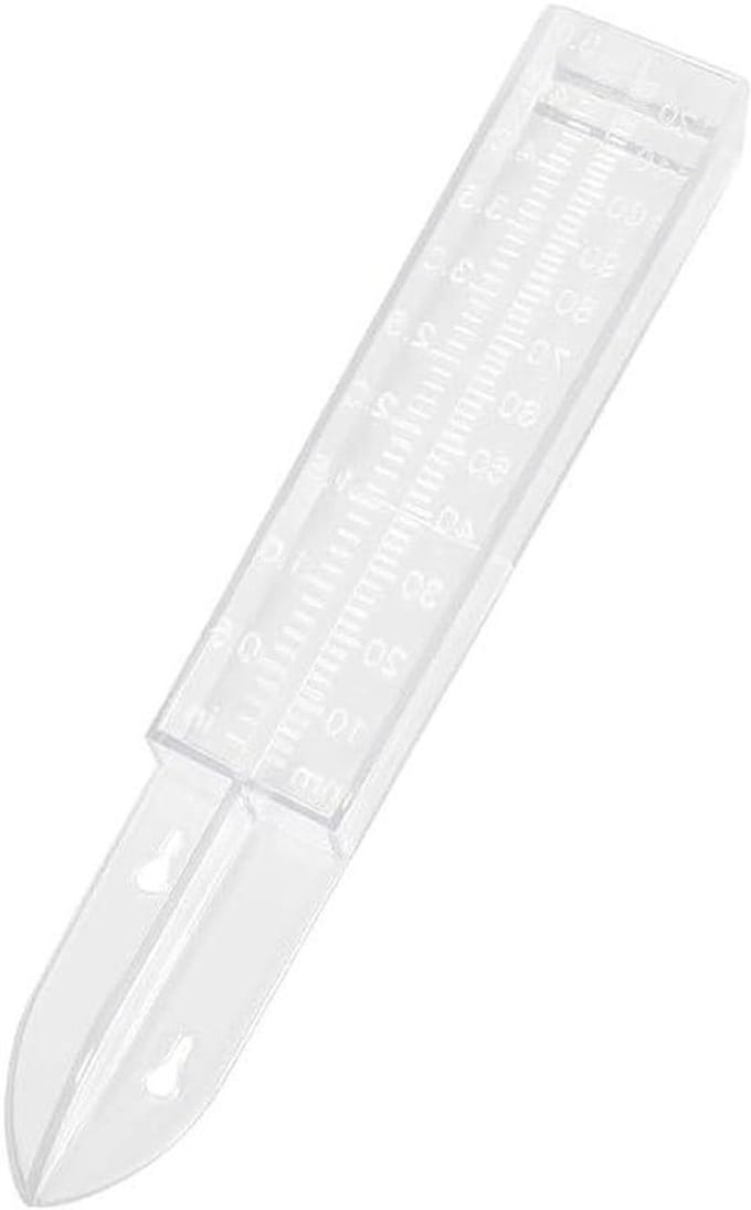 Regenmeter Tuin - Neerslagmeter Gazon - Watergeven Optimaliseren - Dubbele Schaal - 5 inch - Transparant