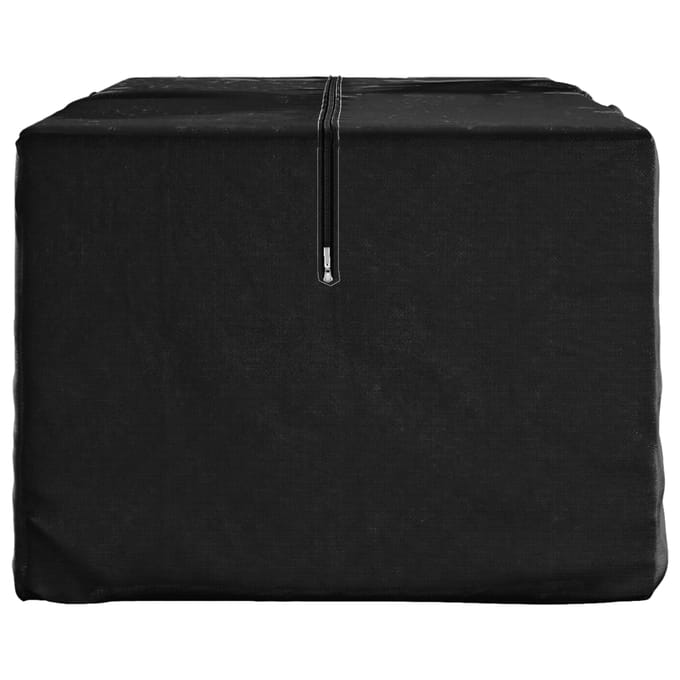 vidaXL - Opbergtas - voor - tuinkussens - 135x40x55 - cm - polyetheen - zwart