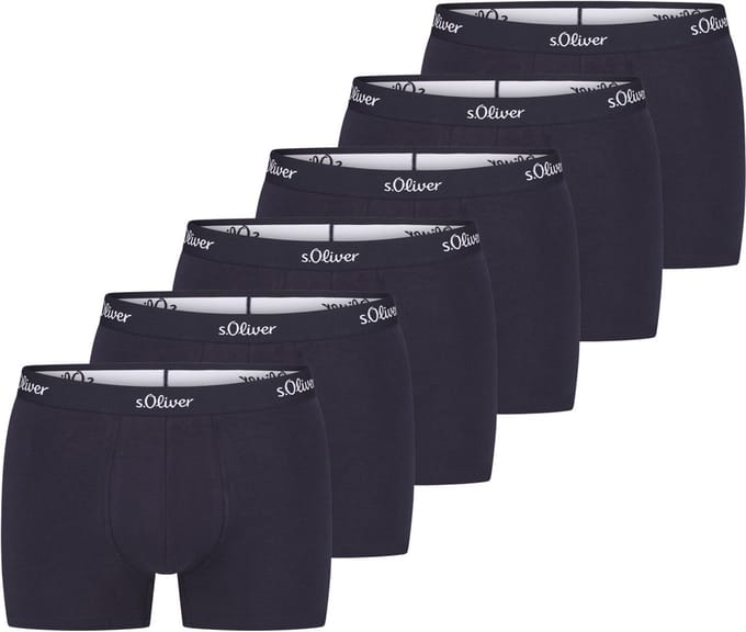 s.Oliver Heren retro short / pant 6 pack Basic