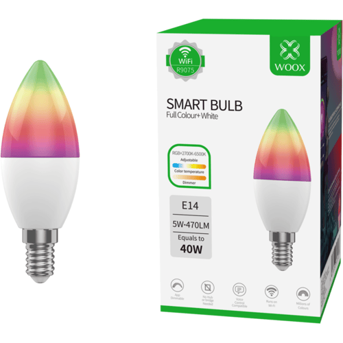 WOOX R9075 - smart E14 LED RGBW lamp