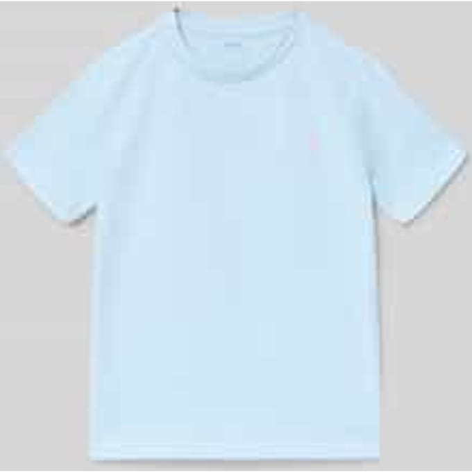 Regular fit T-shirt van puur katoen