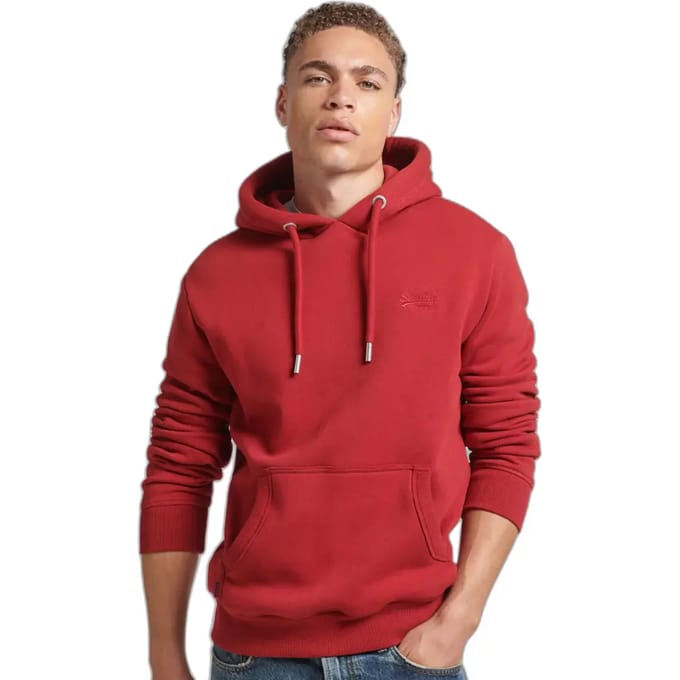 Capuchon van biologisch katoen Superdry Essential Logo