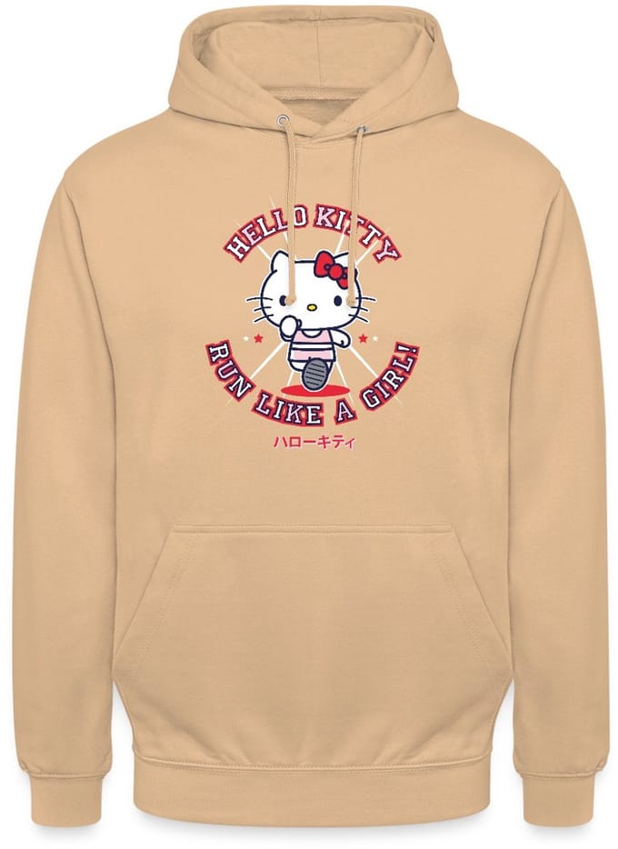 Hello Kitty Run Like A Girl Hoodie Unisex