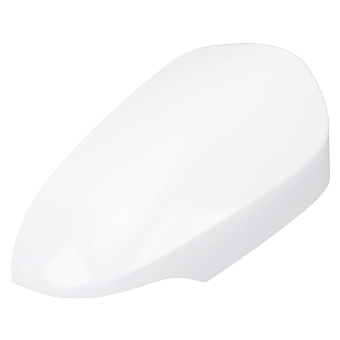Achteruitkijkspiegelkap Schokbestendig Buitenkant Zijvleugelspiegelkap Wit voor Voertuig met Knipperlicht Rechts white