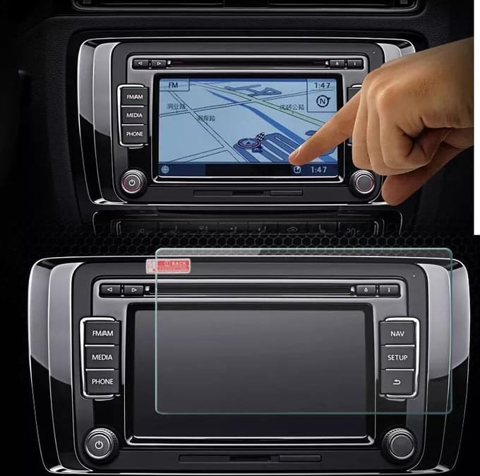 7 Inch Tempered glas screenprotector voor autoradio , Tablet