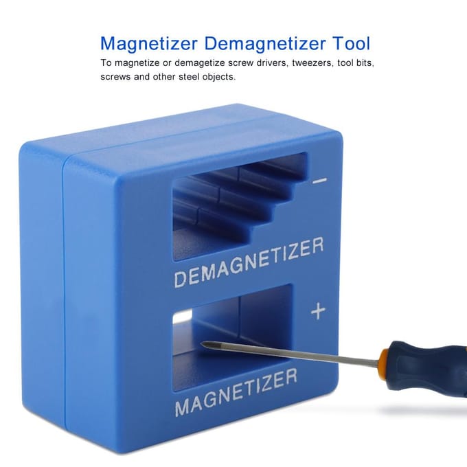2-in-1 Magnetizer Demagnetizer Magnetisch Gereedschap voor Schroevendraaierbits Schroefbits Kleine Hardware