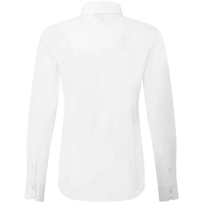 Premier Dames/Dames Recyclight Poplin Formeel Overhemd Met Lange Mouwen (Wit)