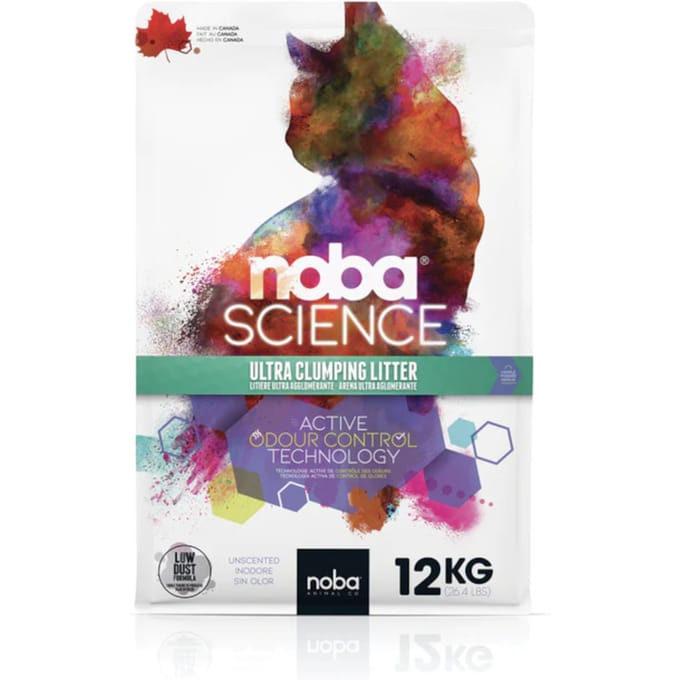 12kg Noba Science Ongeparfumeerde kattenbakvulling