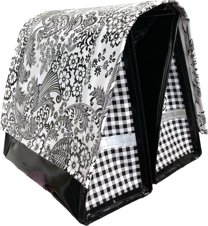 Du Baj Mexi Kidz - Dubbele Kinderfietstas - 21 l - Barok Black