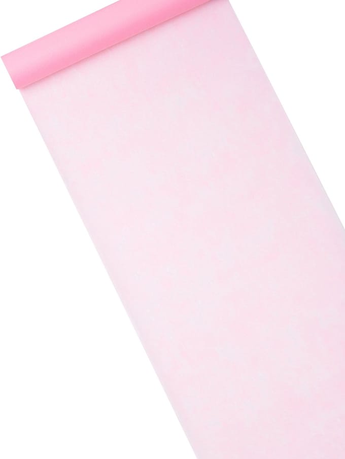 HOBI - Lichtroze non-woven tafelloper 29 cm x 10 m op rol