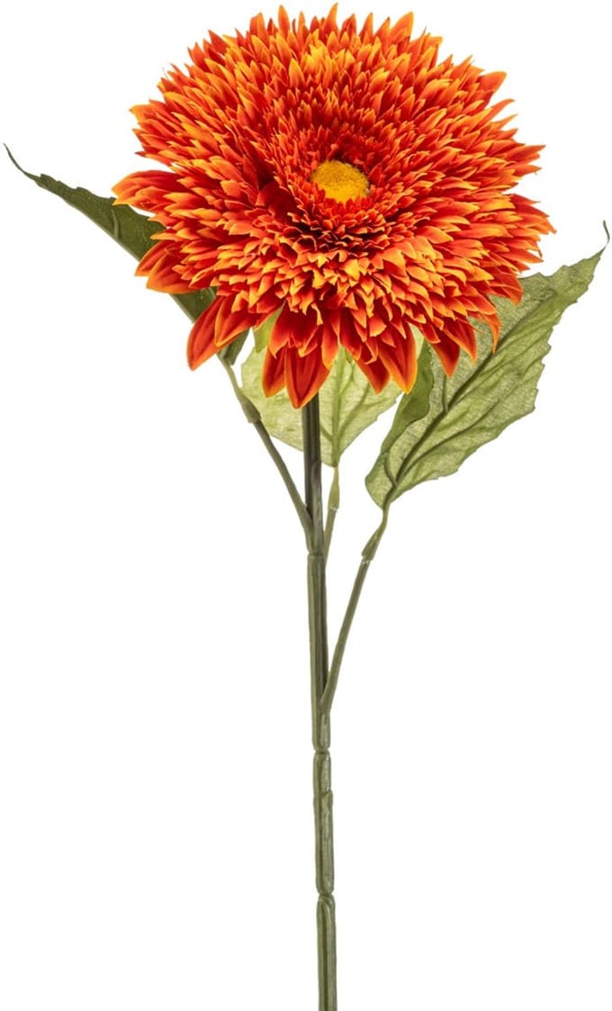 Emerald - Kunstbloem Zonnebloem 65cm oranje - Kunstplant voor binnen