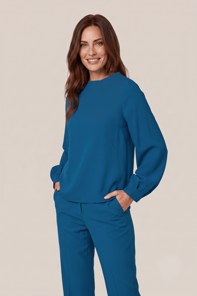 Elisa Top Petrolblauw