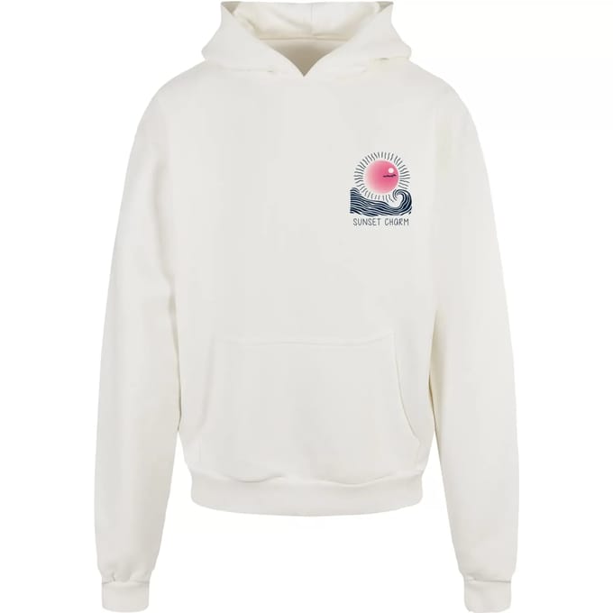 Oversized sweatshirt met capuchon Merchcode Sunset Charm